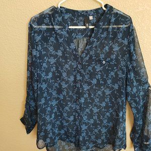 Large Kut Blue Blouse